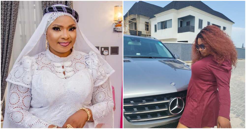 Actress Laide Bakare 3rd new car in less than a month.