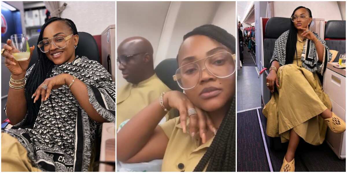 See first photos and video as Mercy AIgbe, hubby jet out to Maldives for Valentine's Day