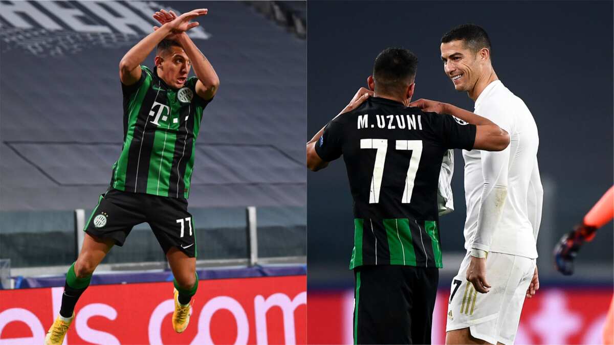 Myrto Uzuni Copies Cristiano Ronaldo's Goal Celebration in UCL