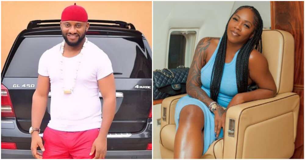 Actor Yul Edochie and singer Tiwa Savage