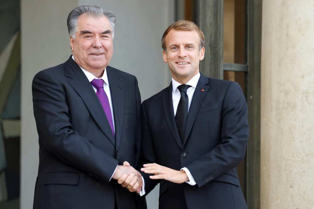 Tajik President Emomali Rahmon made an extremely rare visit to Paris last year