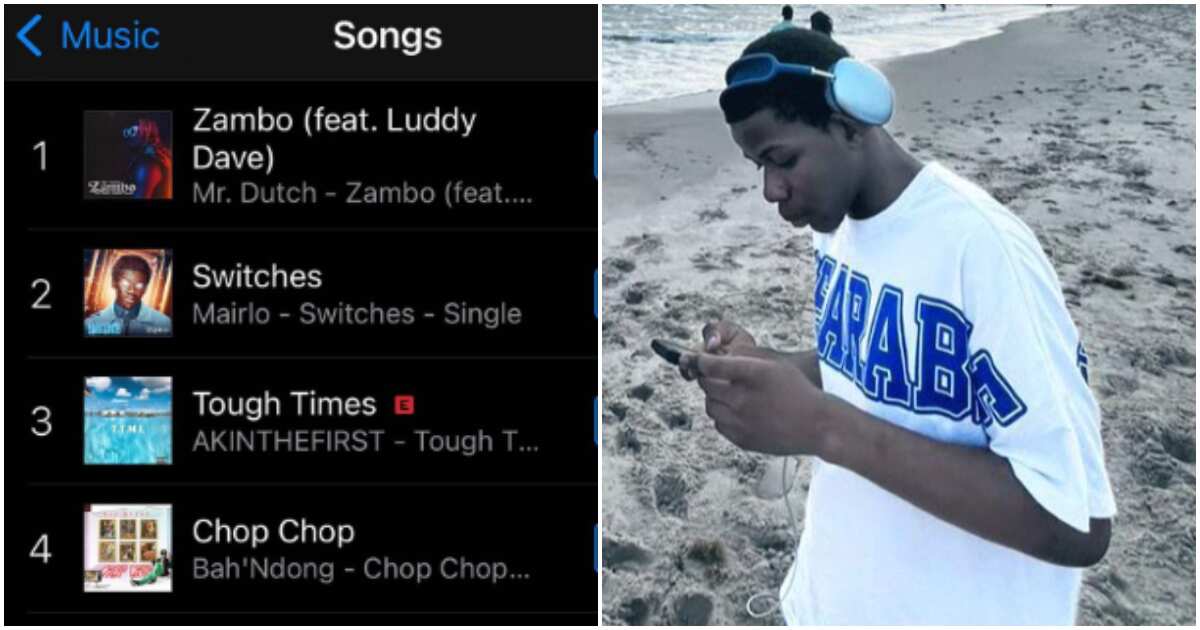 How 20-year-old singer Akinthebest's new song 'Tough Times' clinched top spot on iTunes