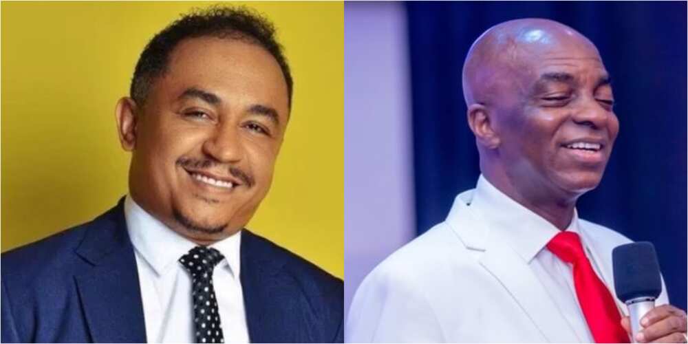Daddy Freeze and Bishop Oyedepo