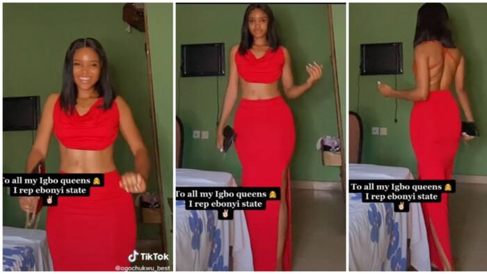 “You’re the Most Beautiful”: Tall and Curvy Ebonyi Lady Shares Video of Sweet Dance, Trends Online