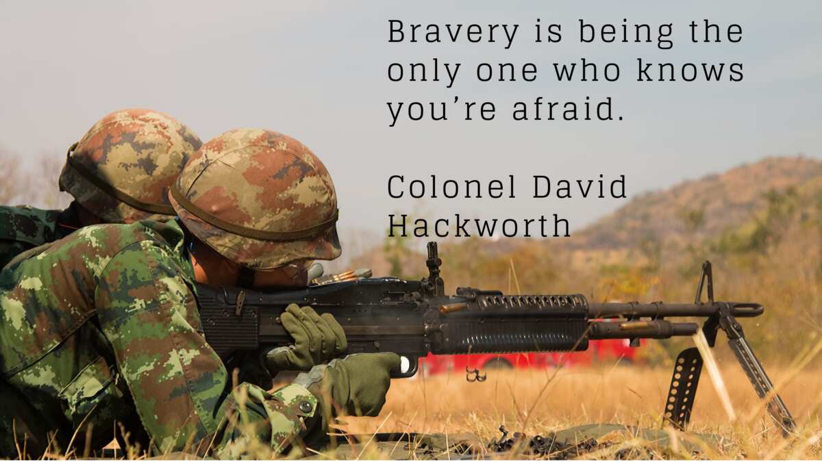 25 best inspirational military quotes of all time Nigeria news | Legit.ng