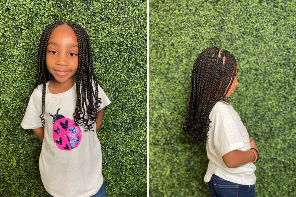 Cornrow braids for kids