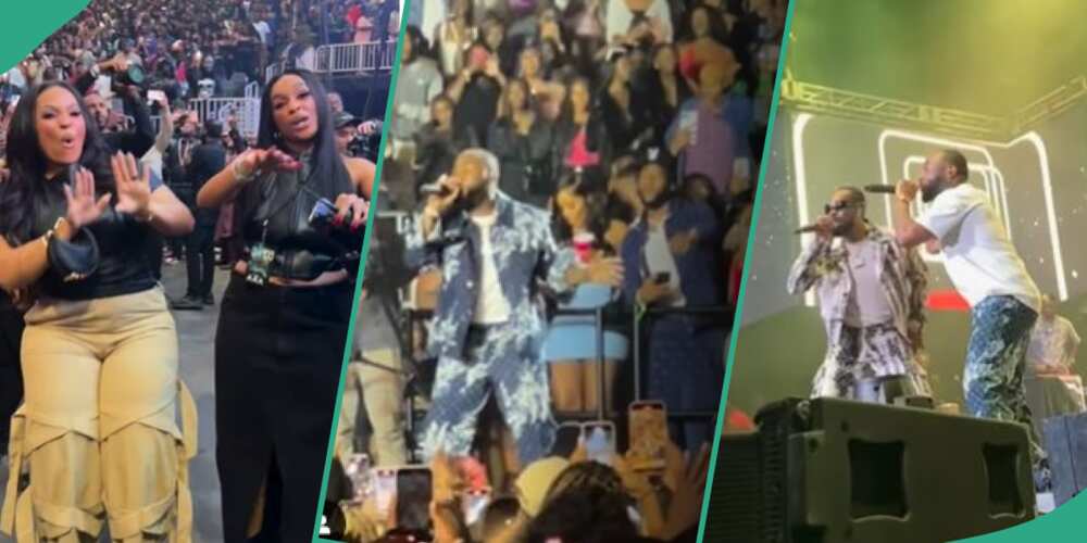 Davido's cousin Nike trends as she gave a tour of singer's AWAY concert
