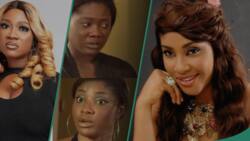 Angela Okorie vs Mercy Johnson: "Na here beef start," reactions trail old movie of actresses' clash