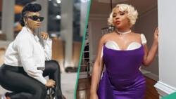 Yemi Alade slays in a gorgeous colourful outfit, looks artistic, fans react: "Woman of steel"