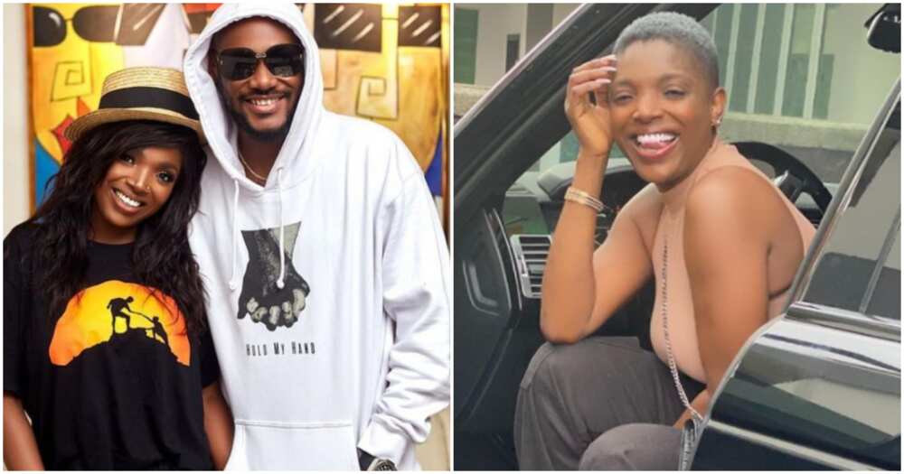 Nigerians celebrities 2baba and his wife