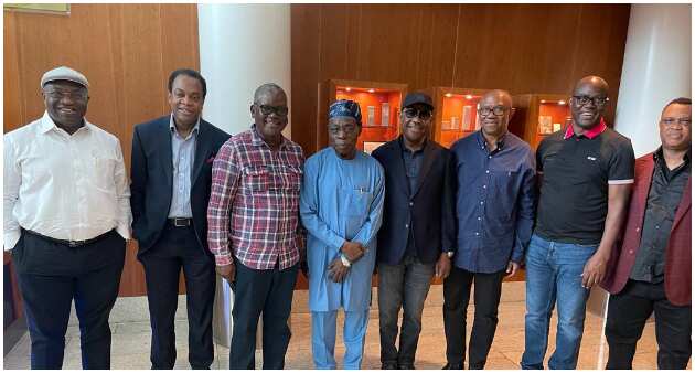 BREAKING: Obasanjo, Wike, Peter Obi, others meet in London