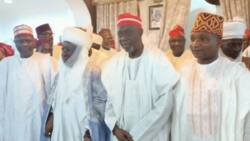 2023: Kwankwaso Ya Kai Wa Babban Sarkin Arewa Ziyara Don Neman Albarka