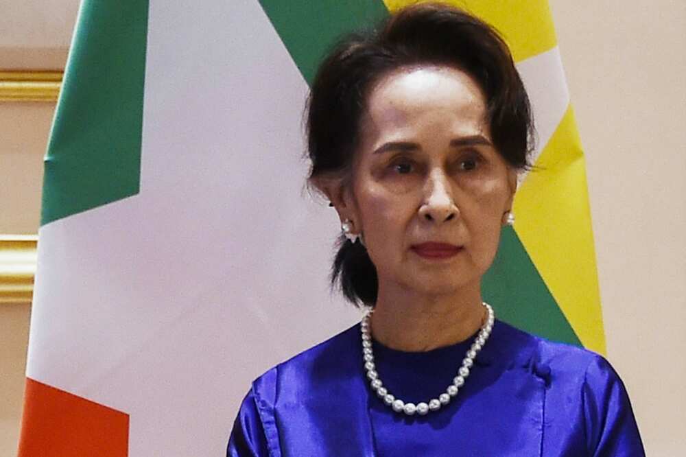 Aung San Suu Kyi has been detained since Myanmar's generals toppled her civilian government in a coup