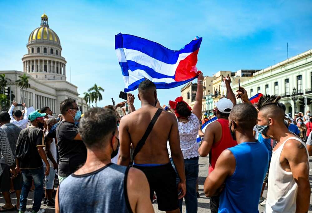 A total of 414 people who took part in unprecedented anti-government protests in July 2021 have been sentenced in Cuba