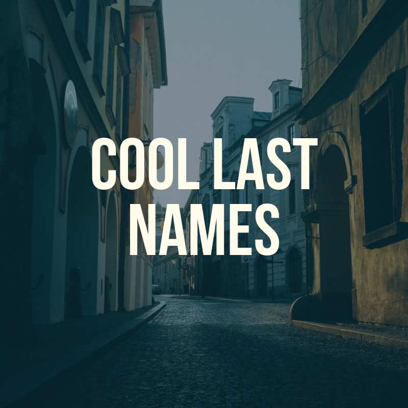 Cool Guy Last Names