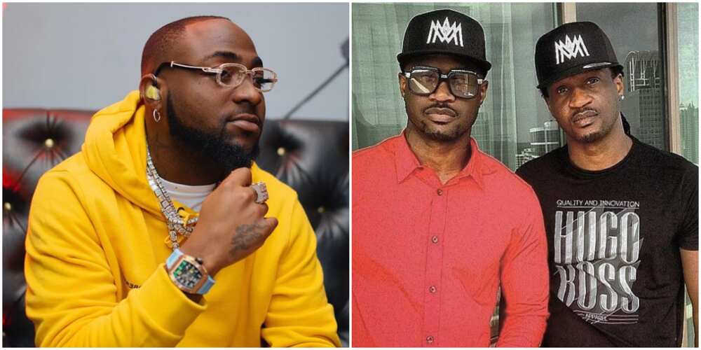 Davido faults those who attended separate birthday parties of Paul and Peter Okoye