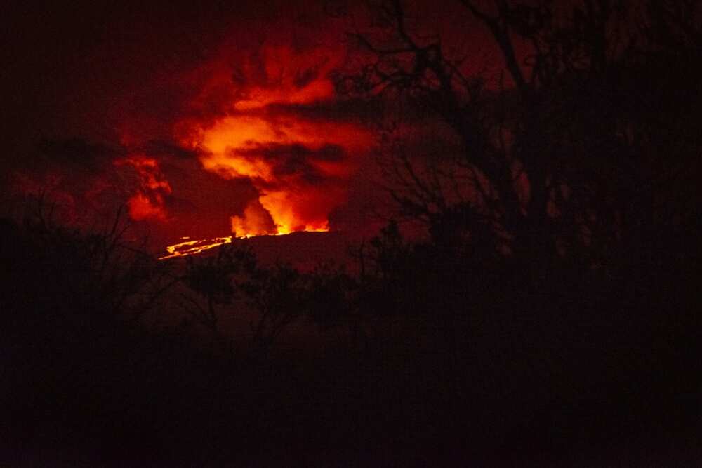 Mauna Loa erupts for the first time since 1984 on Hawaii Island, on November 28, 2022