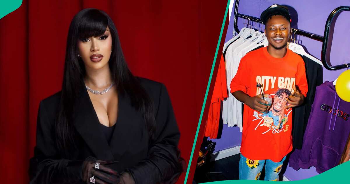 See what Happened to Oloba Salo when rapper Cardi B surfaced on his Live video