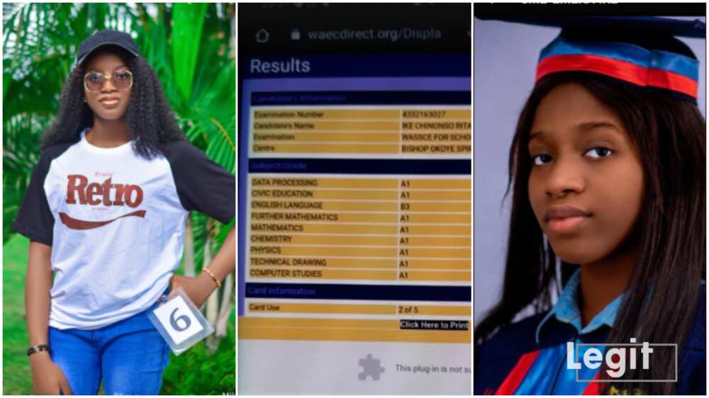 2023 WAEC result/Nigerian teen performed well.