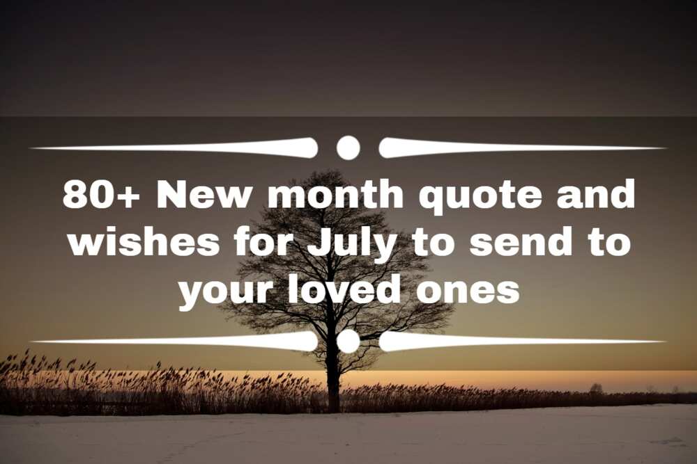 new month quote for July