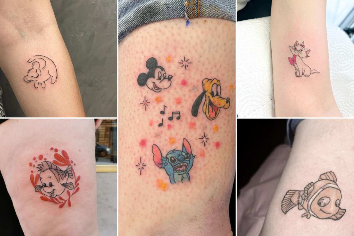 Minimalist Disney Tattoos That Will Have You Craving Fresh Ink  Inside the  Magic