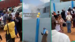 JAMB 2024: Video as generator at Lagos UTME centre catches fire, sends parents into frenzy