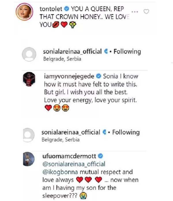 Celebrities react to IK Ogbonna and Sonia Morales marriage crash