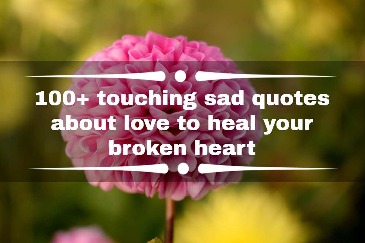 100+ touching sad quotes about love to heal your broken heart 
