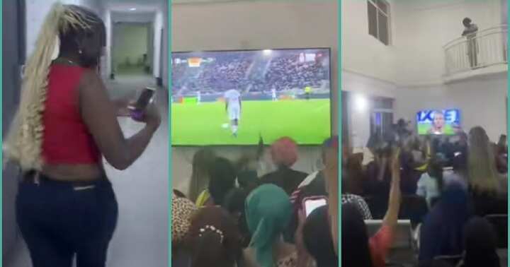Watch epic video of female students celebrating Nigeria's victory
