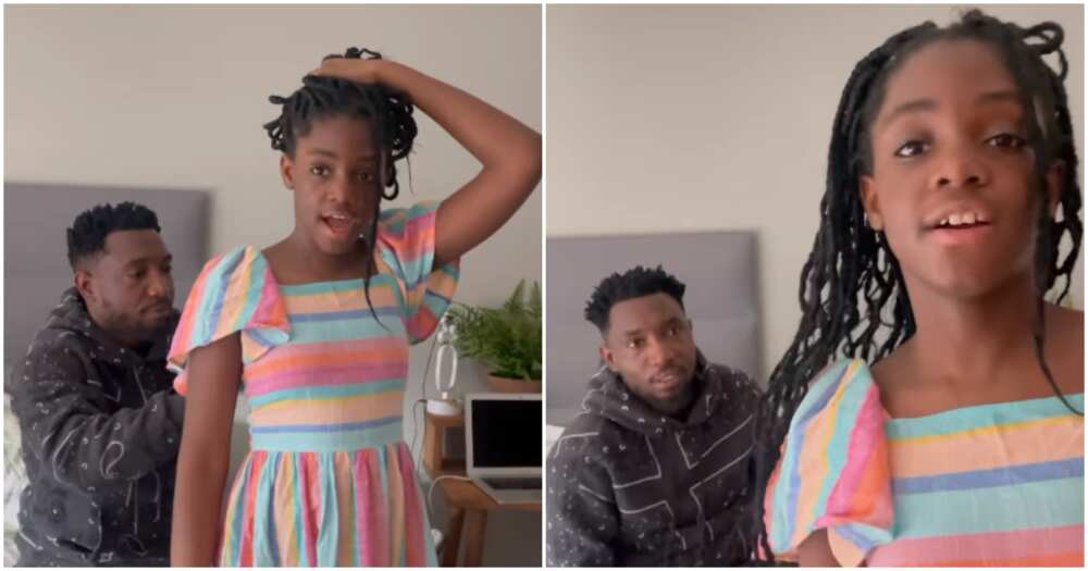 Timi Dakolo's funny chat with daughter.