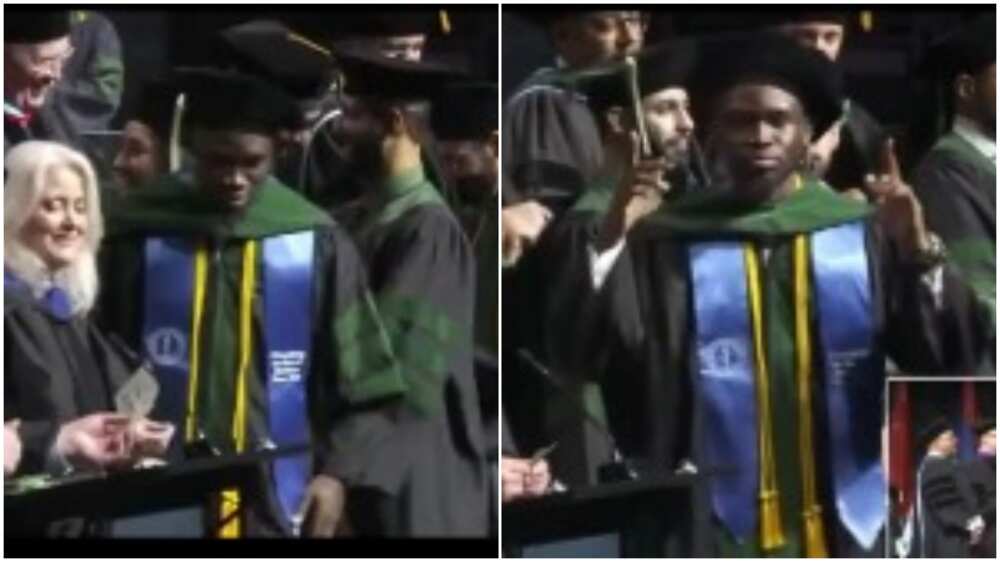 Young Nigerian bagged high honor in medicine. Photo Credit: TikTok Young Nigerian bagged high honor in medicine. Photo Credit: TikTok