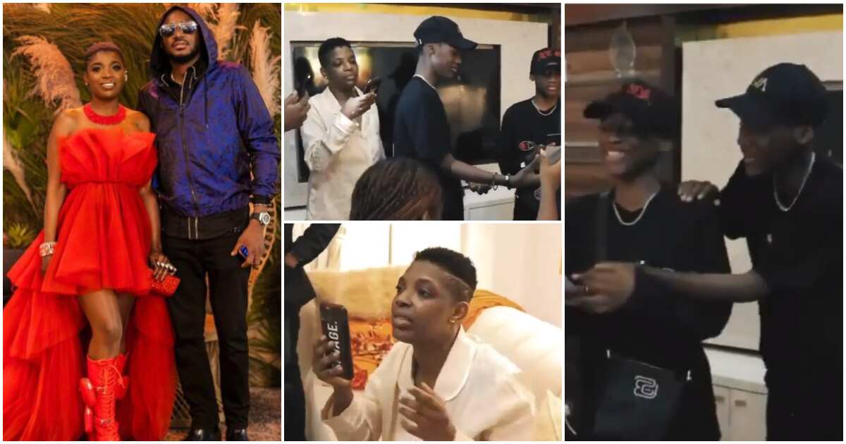 They relate well with her: Fans dig up old video of Annie Idibia bonding with 2baba's other children