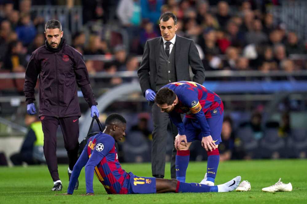 Barcelona star Ousmane Dembele has revealed Lionel Messi