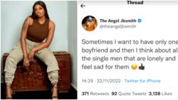 “I feel sad for single men who are lonely”: BBNaija star Angel opens up on why she has more than one boyfriend
