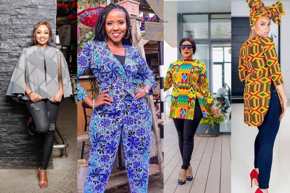 Trendy Ankara tops for ladies 