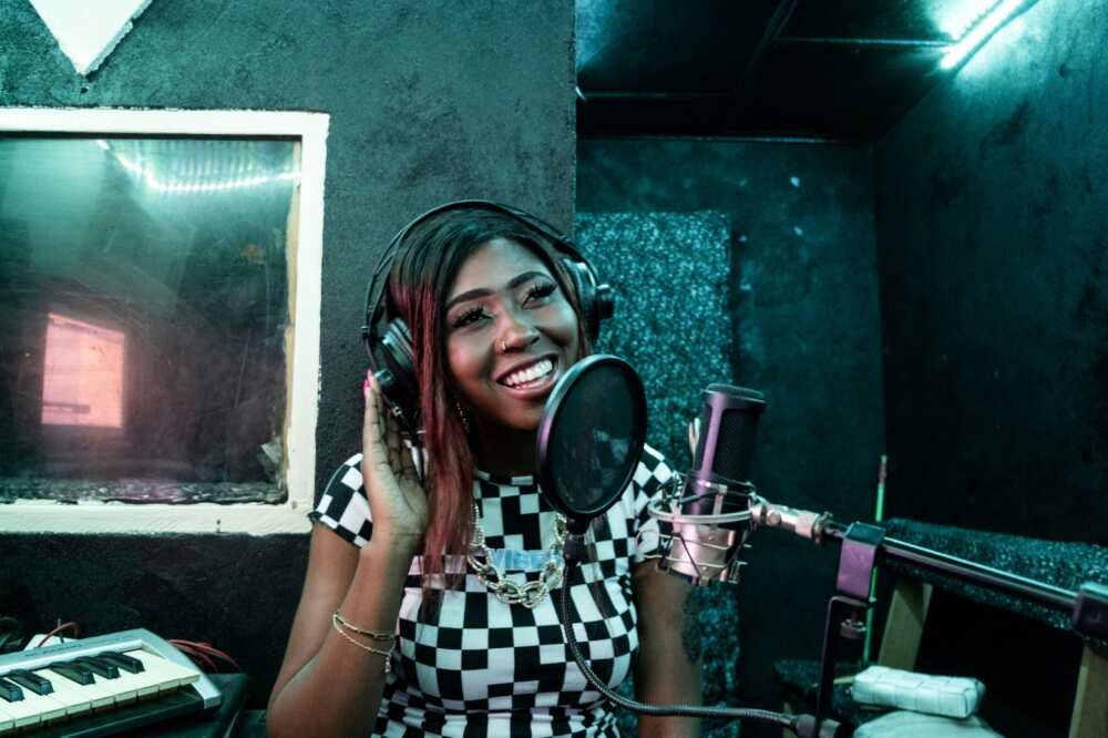 Cool Fawa is saving up money to record her first album, in neighbouring Cameroon