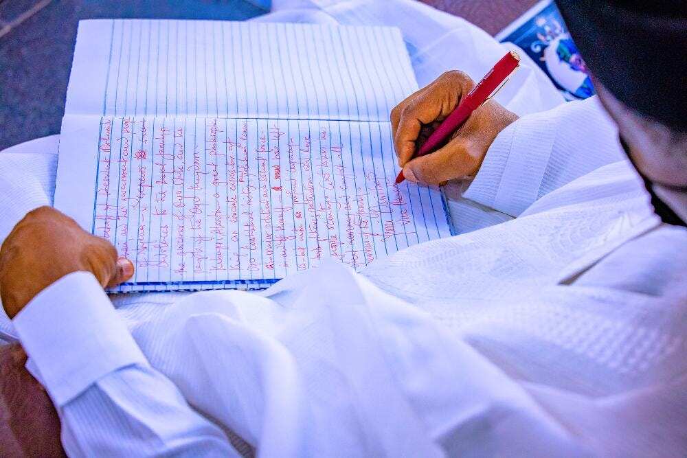 Osinbajo's handwriting