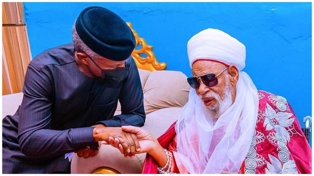 2023 election, Emir of Bauchi, Vice President Yemi Osinbajo