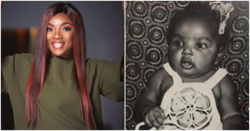 Actress Chioma Akpotha digs up baby photo.