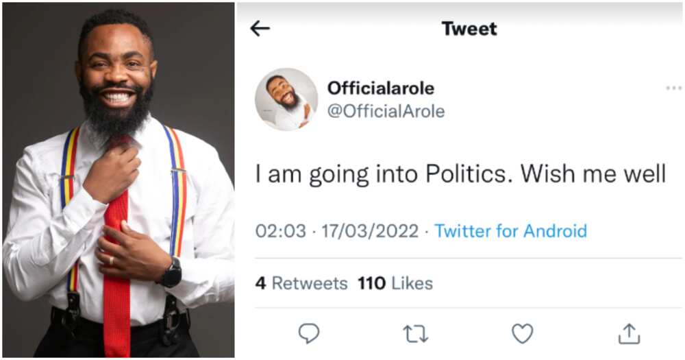 Comedian Woli Arole Declares His Intention to Go Into Politics, Fans ...