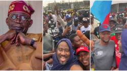 "Even chose PSquare's song": Desmond Elliot hits the streets with crowd in video to rejoice over Tinubu's win