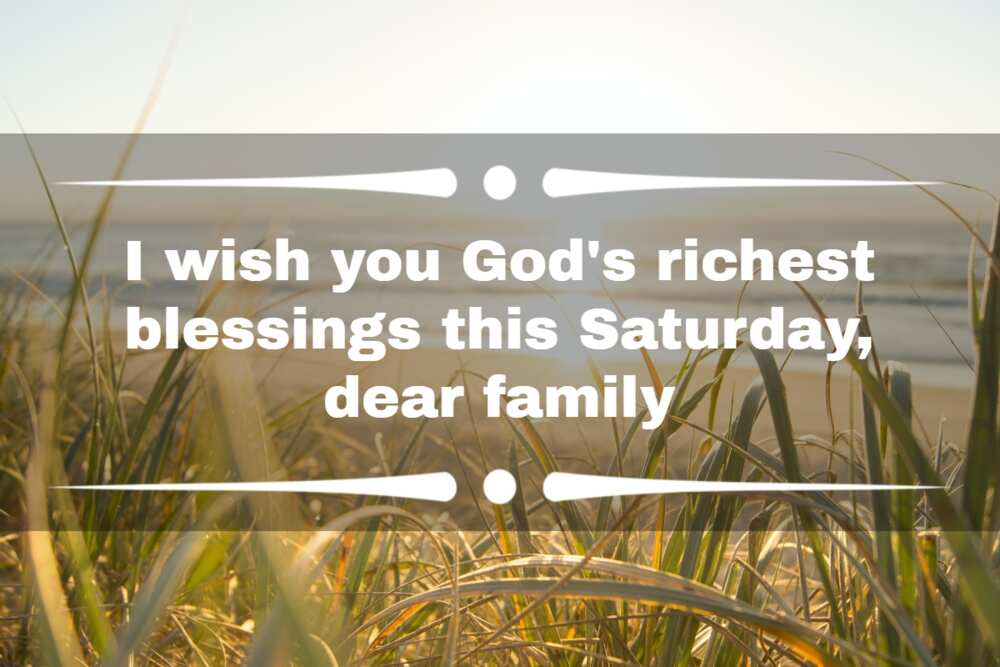 Saturday morning blessings