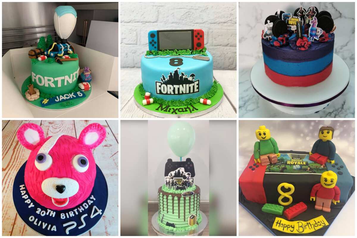 3 Pcs FORTNITE Battle Royale Birthday Cake Toppers - Gamer Birthday Party  Decor