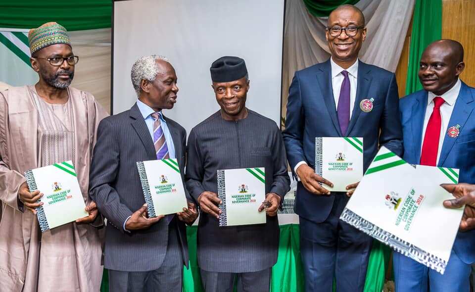 Code of Corporate Governance will minimise waste, corruption —Osinbajo