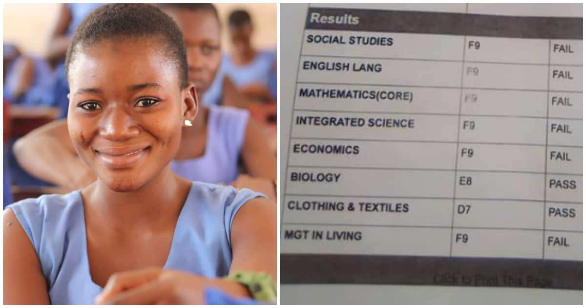 Young lady wants to continue schooling despite failing WAEC