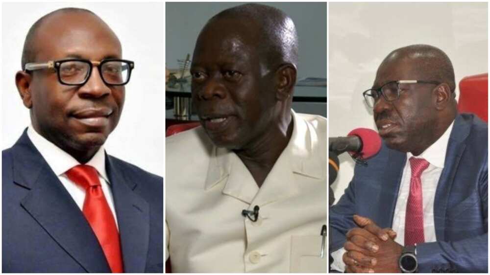 Edo election: PDP says what Oshiomhole said about Ize-Iyamu in 2016 are real