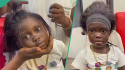 Hairstylist fixes frontal wig on little girl, stirs emotions: "Some parents need mental care"
