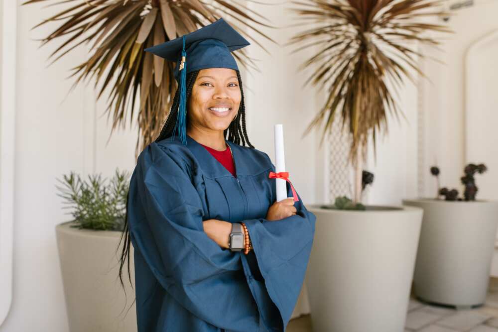 A young lady graduating from the best law university in nigeria