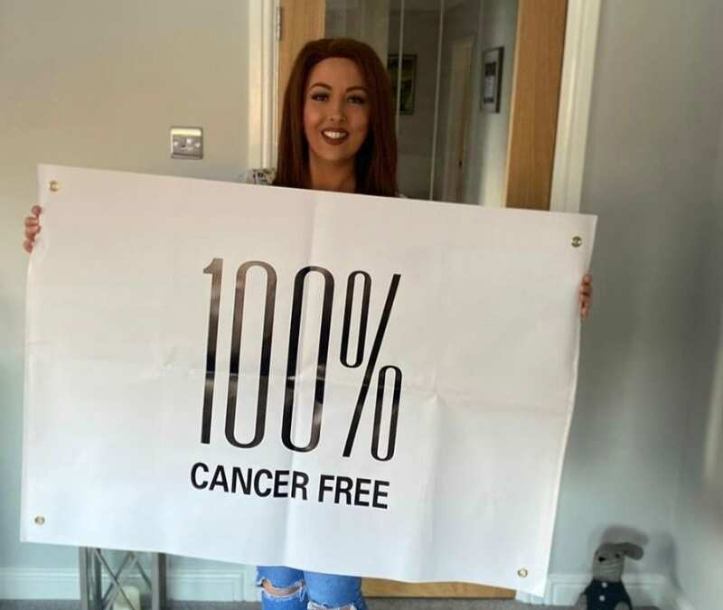 Joy as lady celebrates beating cancer, shares photo