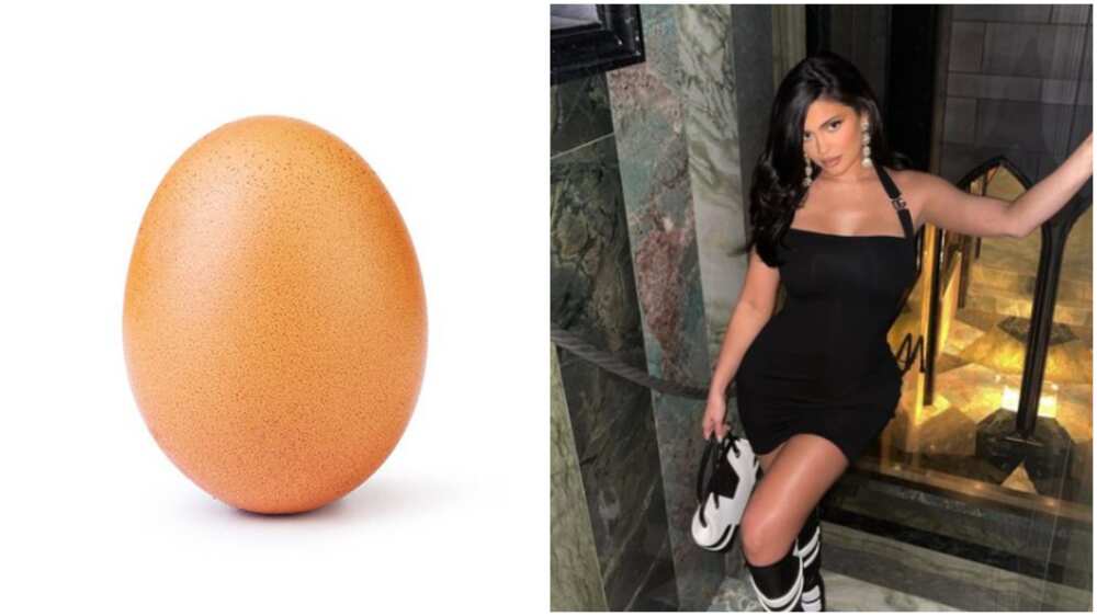 Photo of egg on Instagram/Kylie Jenner.